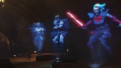 A screen shot from the announcement trailer. Pictured are three of the playable characters.